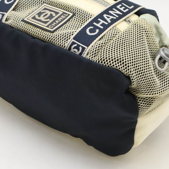 Chanel Sports Line Waist Bag Nylon Navy Blue - Picture 3 of 9
